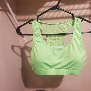 Zyia green sports bra